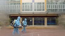 Hanoi disinfects exam sites to mitigate COVID-19 risk