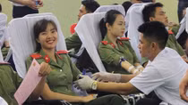 Youth vanguard spirit seen at "Blood of love for dear comrades 2017" in PSA