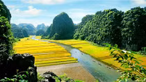Trang An offers visitors space for relaxation