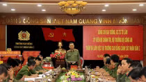 Minister To Lam visits People's Police College 1