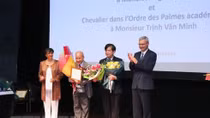 Two Vietnamese scholars honoured with French distinctions