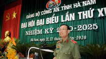 Ha Nam police Party organization holds 15th Congress for 2020-2025 term