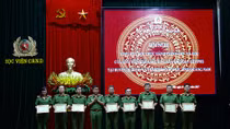 People’s Police Academy reviews social-political practice programme 