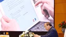 PM chairs first gov’t meeting via e-Cabinet system