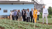 Dutch Queen visits farmers, businesses in Lam Dong