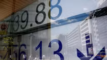 Asian shares bounce after losses, dollar sags on weak U.S. CPI