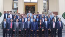 Deputy Minister Nguyen Van Thanh receives Lao public security delegation