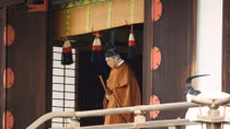 Japanese emperor announces abdication at ceremony in his palace 