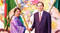 President Tran Dai Quang meets Bangladeshi leaders