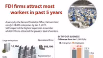 FDI firms attract most workers in past 5 years