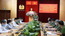 Minister To Lam works with three provincial-level Election Commissions 