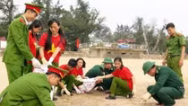 Youths of the People’s Police Academy joins hands in protecting marine environment 