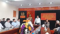 Inspectorate works with Thai Nguyen firefighters
