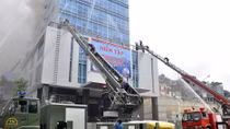 Fire Prevention and Rescue drill held in Ha Long city 