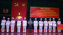 Ha Nam Provincial Police review emulation movements