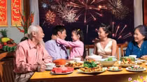 Year-end party in Vietnamese families