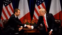 Trump, France's Macron discuss Iran, Middle East and trade