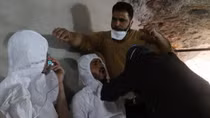 Suspected gas attack on Syria kills at least 58