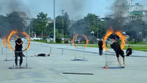 Nearly 500 police officers and soldiers compete in sport festival