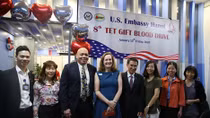 U.S. Embassy Community gives gifts of life at Tet blood drive 