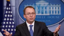 Trump picks Mulvaney as chief of staff - for now