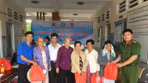 Police offer free health checkups and gifts to needy people