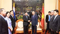 Minister To Lam meets Secretary-General of the National Security Council of Thailand