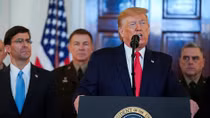 Trump pulls back from more military action in Iran crisis, promises new sanctions