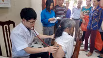Nam Dinh Police offer free health checkups to needy people 