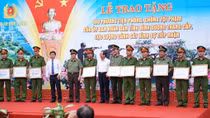 Binh Duong Provincial Police receive 100 motorcycles