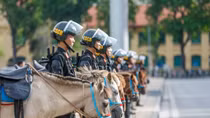 Horse-Mounted Police Squad introduced to Government and NA leaders