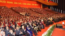 Press release on opening session of 13th National Party Congress