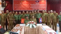 Police of Vietnamese and Lao provinces promote cooperation