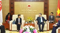Minister To Lam receives outgoing Singaporean Ambassador