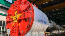 Hanoi: First tunnel boring machine for metro line construction installed