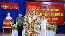 Binh Phuoc provincial police hold Party congress