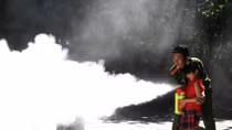 A day as firefighters