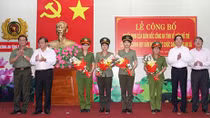 Female police officers volunteer to work at communal police posts in Tay Ninh