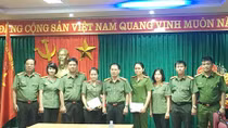 Supporting construction of new houses for family members of late policemen