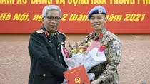 Vietnamese officer to work at UN peace operations department
