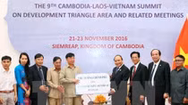 Rice aid delivered to Vietnamese in Cambodia