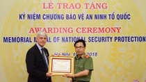 MPS honors UNODC Officer-in-charge with memorial medal