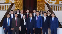 PM receives leaders of Chinese firms operating in Vietnam