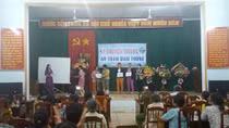 Dissemination and education on traffic safety through stage performances