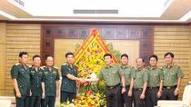 Leader of Ministry of Defense congratulates Public Security Forces on its 75th founding anniversary