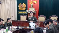 Deputy Minister Nguyen Van Son conducts inspection of Cao Bang Provincial Police