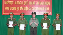 212 more professional police officers deployed to communes in Tra Vinh 
