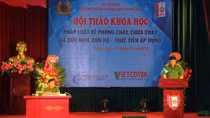 Exercise of laws on fire prevention, fighting and rescue discussed at fire-fighting university