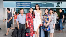 Vietnam’s representative at Miss Universe 2017 heads to Las Vegas 