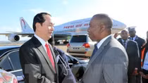President arrives in Madagascar for 16th Francophone Summit